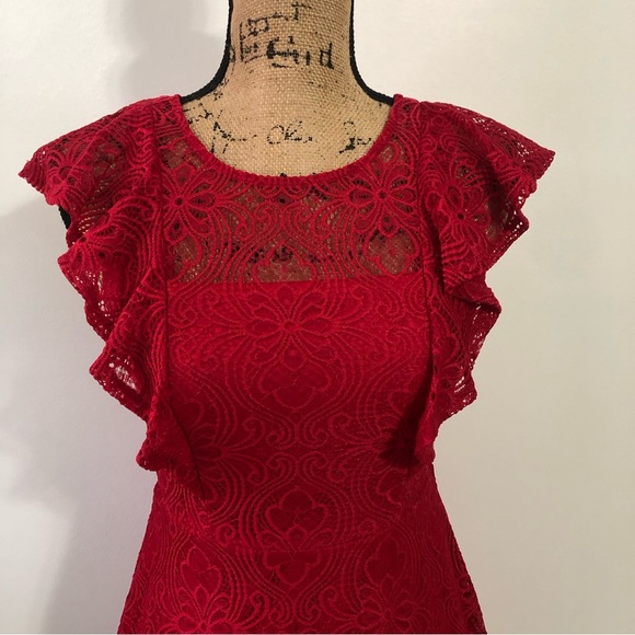 NWT! Speechless Red Dress Size Small - Picture 7 of 12
